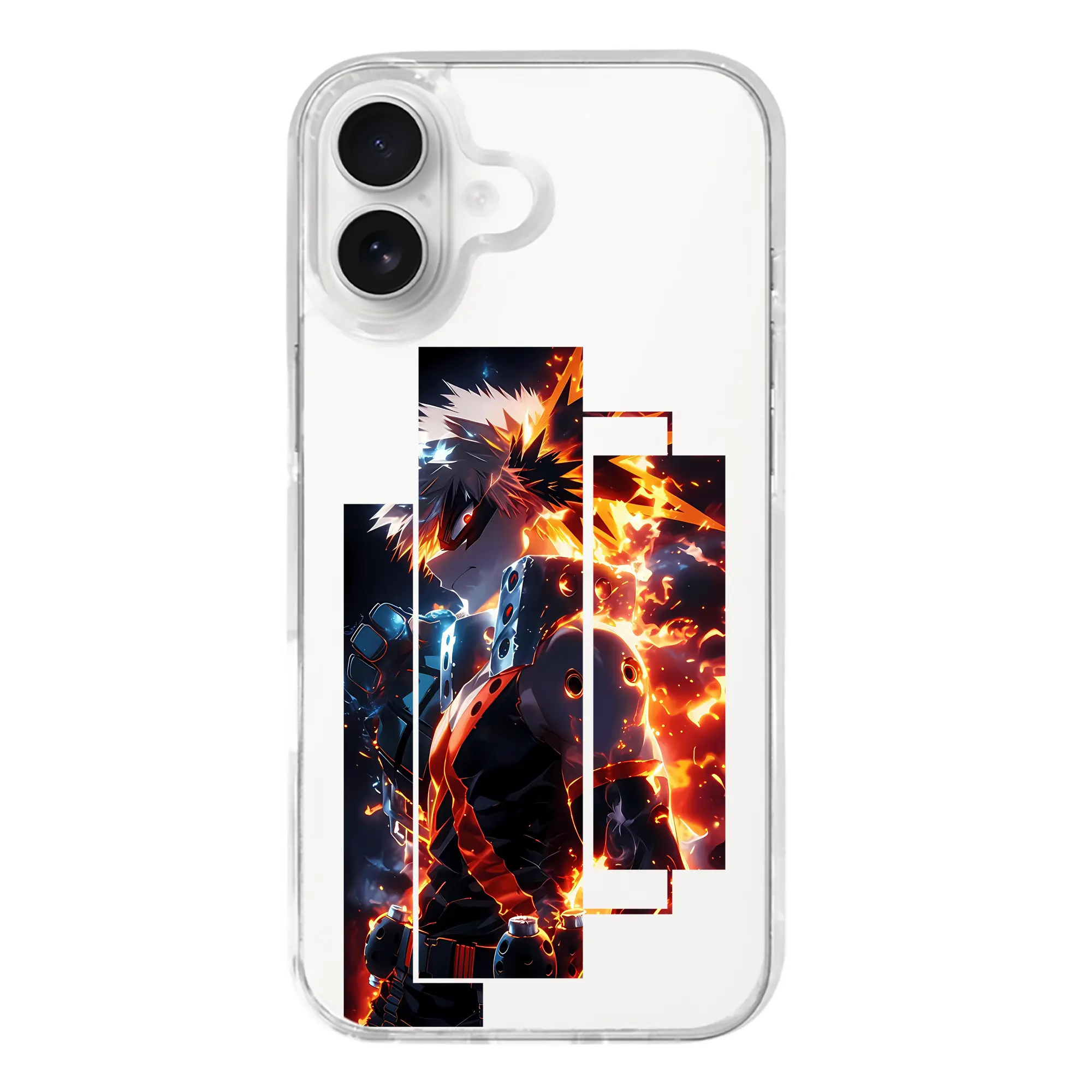 僕のヒーローアカデミア グッズ,爆豪勝己 - iPhone 17シリーズ 透明スマホケース – 薄型・耐衝撃・精密フィット保護カバー